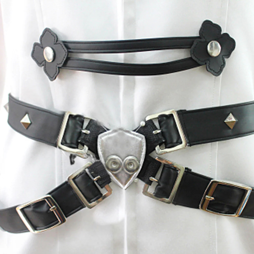 Ace Attorney Kazuma Asogi Kazuma Asogi White Cosplay Costume