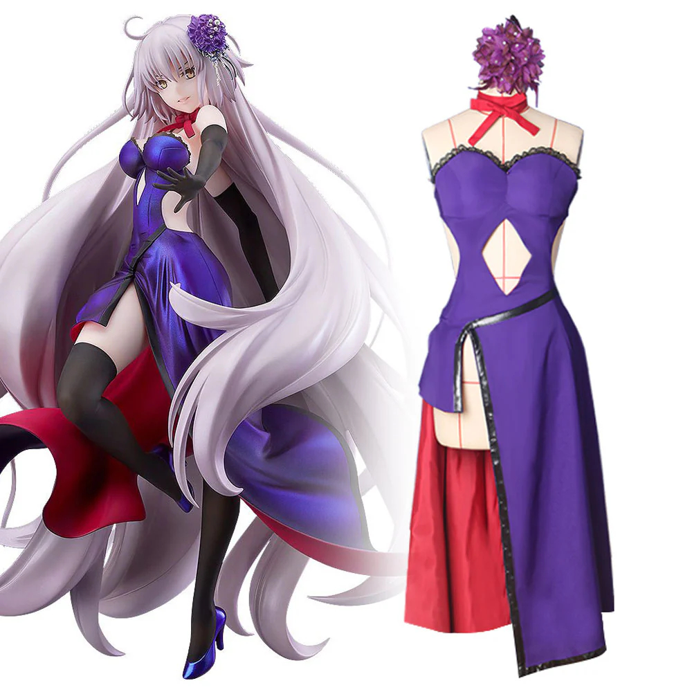 Fate Grand Order Ruler Joan of Arc Jeanne d'Arc Halloween Cosplay Costume