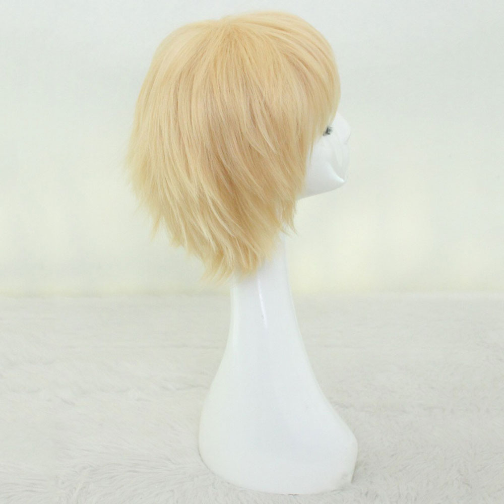 Black Clover Luck Voltia Light Golden Cosplay Wig