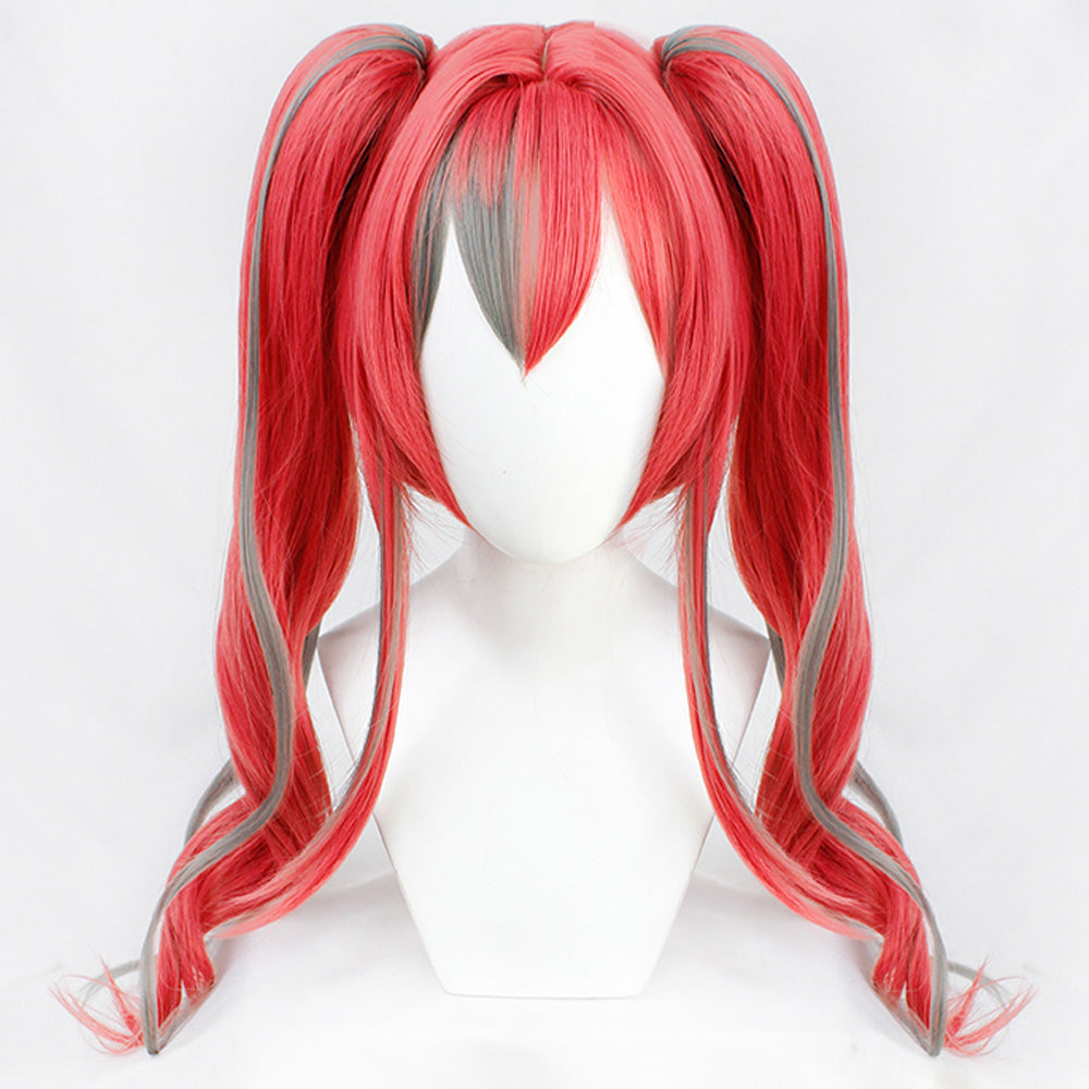 Azur Lane Bremerton Cosplay Wig Grey Pink