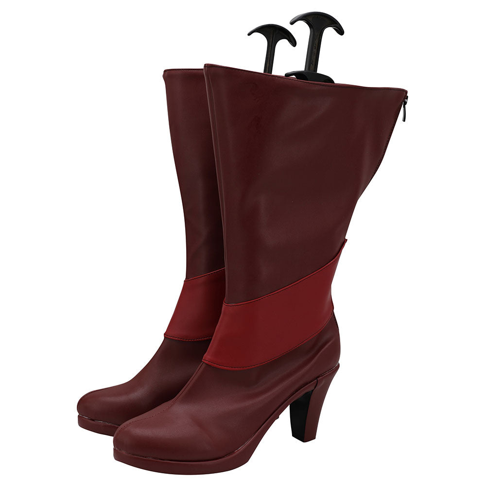 Hazbin Hotel Alastor Red Shoes Cosplay Boots