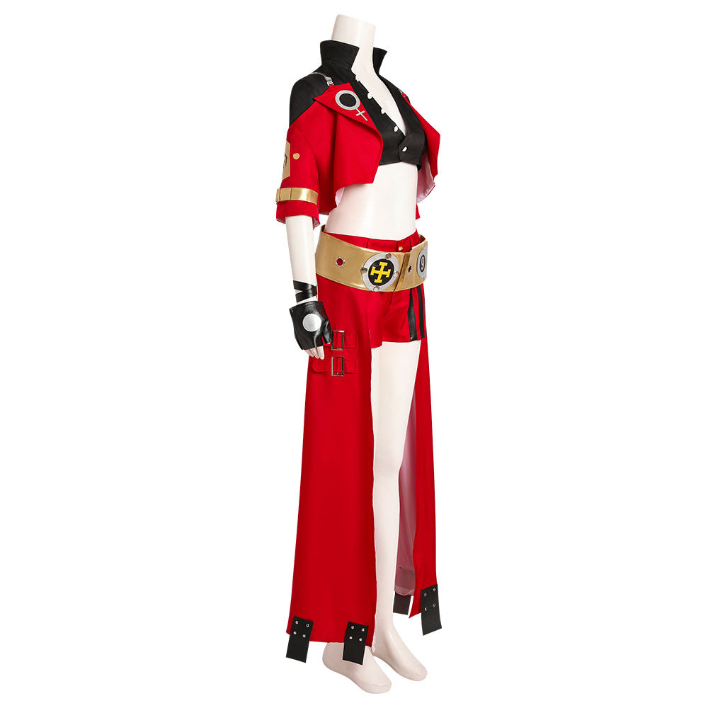 Guilty Gear STRIVE INO I-No Red Shoes Cosplay Costume