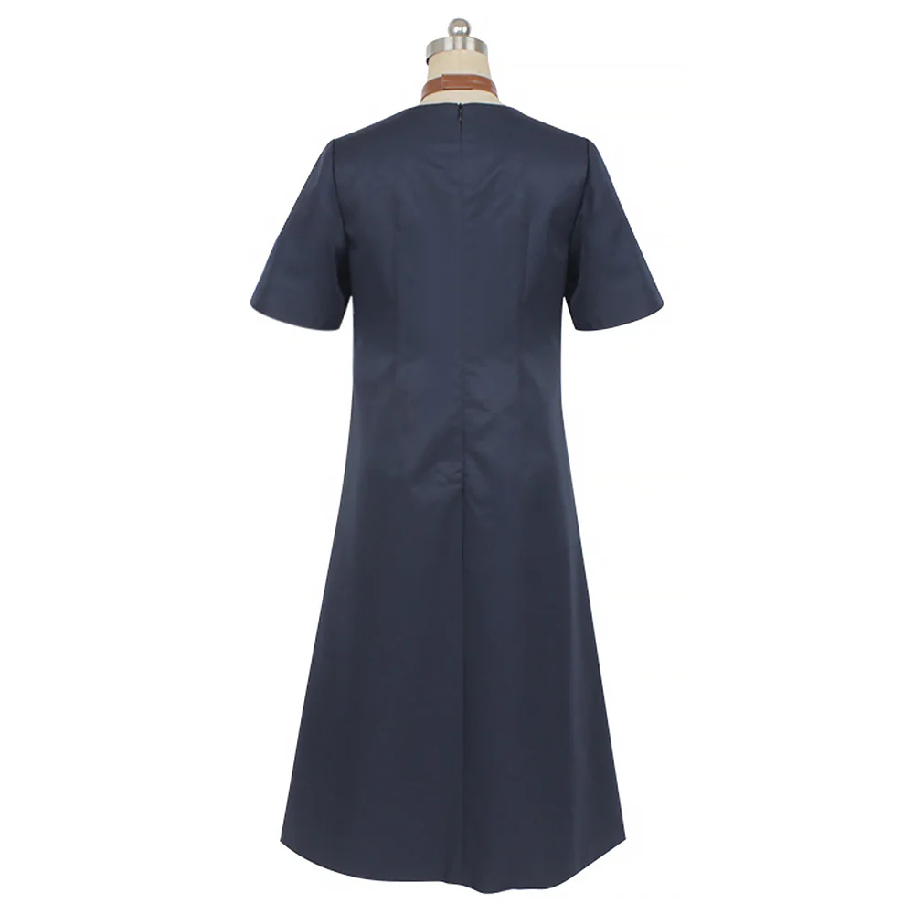 Anime Jujutsu Kaisen Nishimiya Momo Cosplay Costume Women Dress Collar Hair Rope