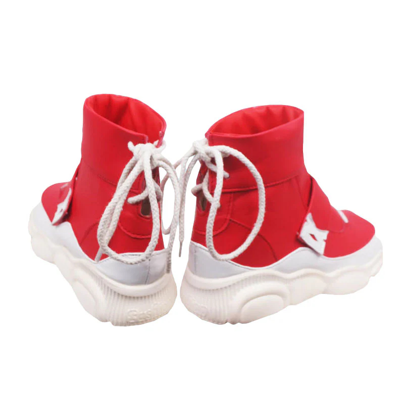Overwatch2 OW2 Kiriko Red Cosplay Shoes
