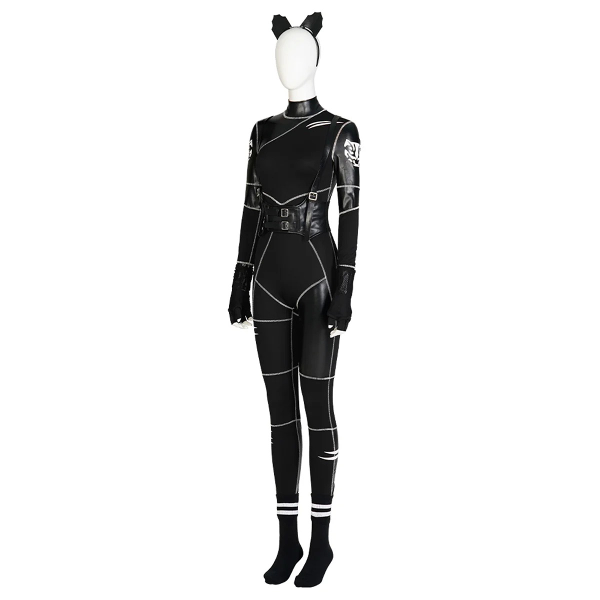Wednesday The Addams Family (2022 TV Series) Wednesday Cat Suit Cosplay Costume