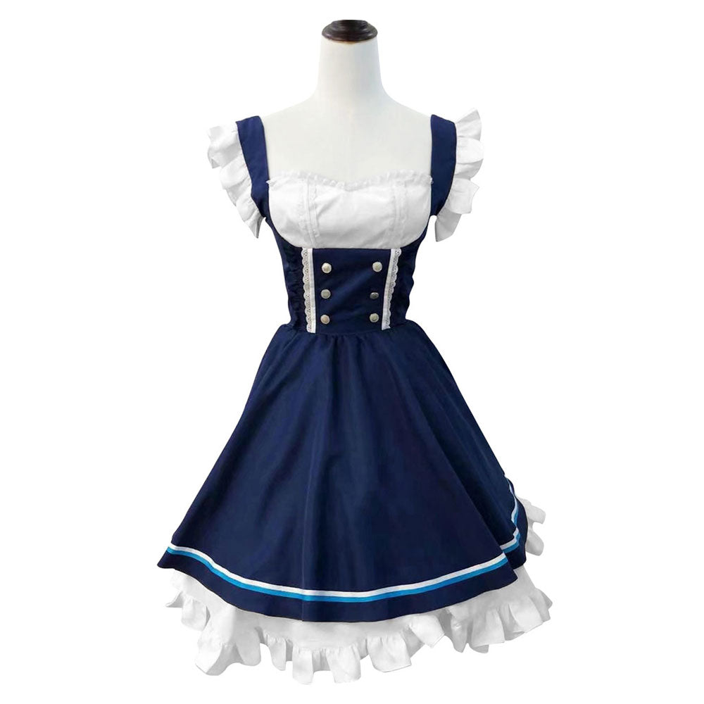 Azur Lane HMS Belfast Cosplay Costume Sexy White Dress Halloween 