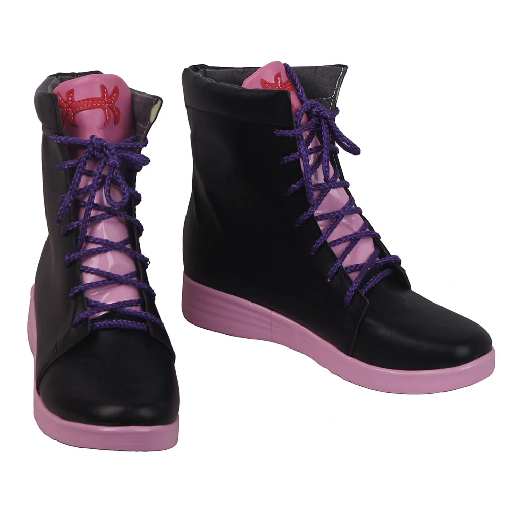 Spiderman Spider-Man: Into The Spider-Verse Peni Parker Black Cosplay Shoes