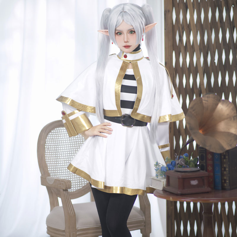  Anime Frieren: Beyond Journey's End  Frieren Cosplay Costume Halloween Costume Sets R20230186