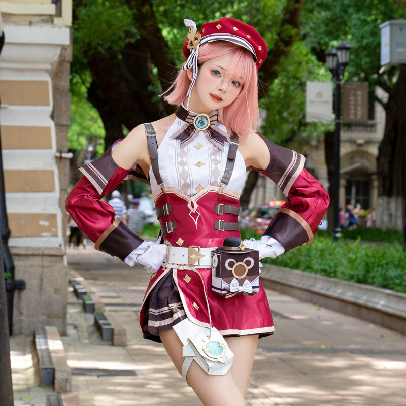 Genshin Impact Charlotte Cosplay Costumes
