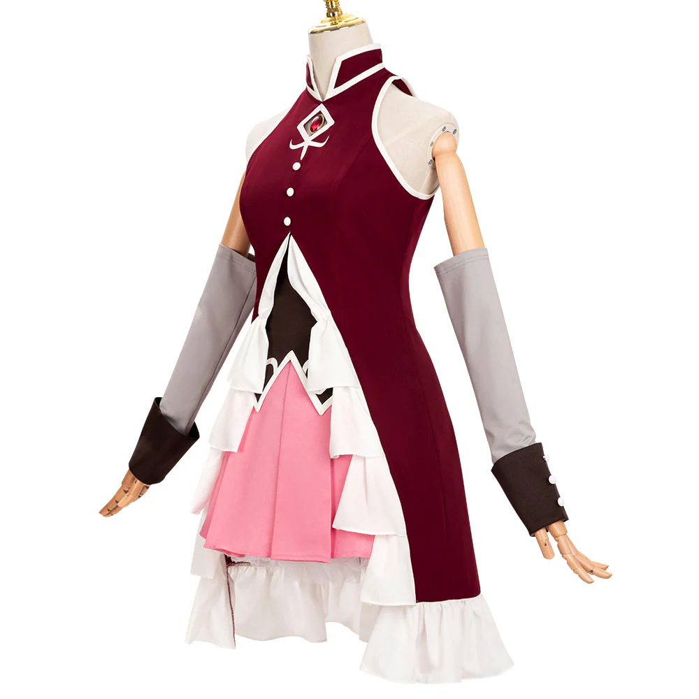Puella Magi Madoka Magica Kyoko Sakura Cosplay Costume