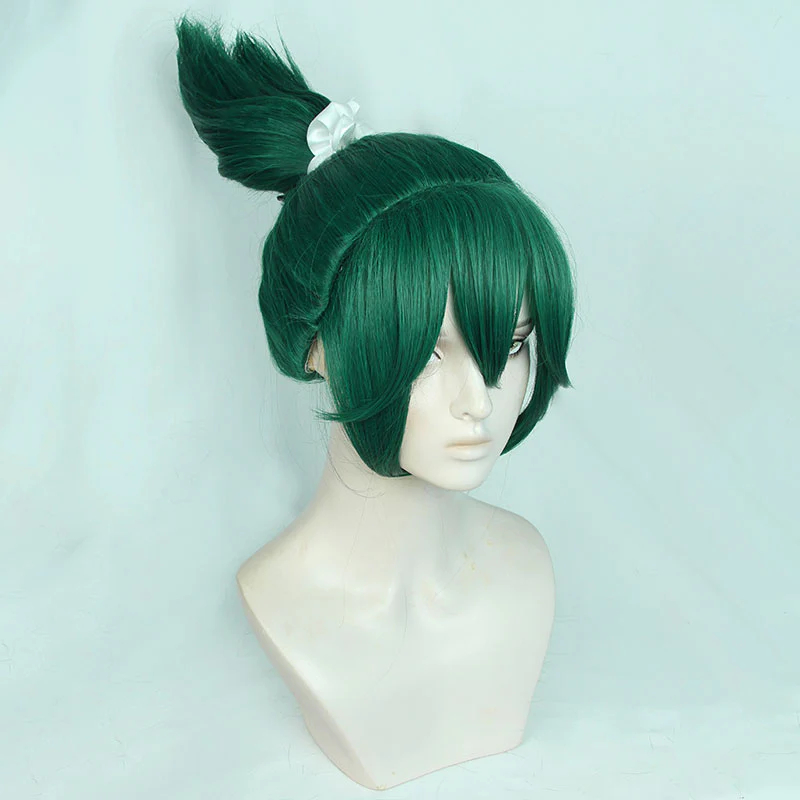 Overwatch 2 Kiriko Green Cosplay Wig