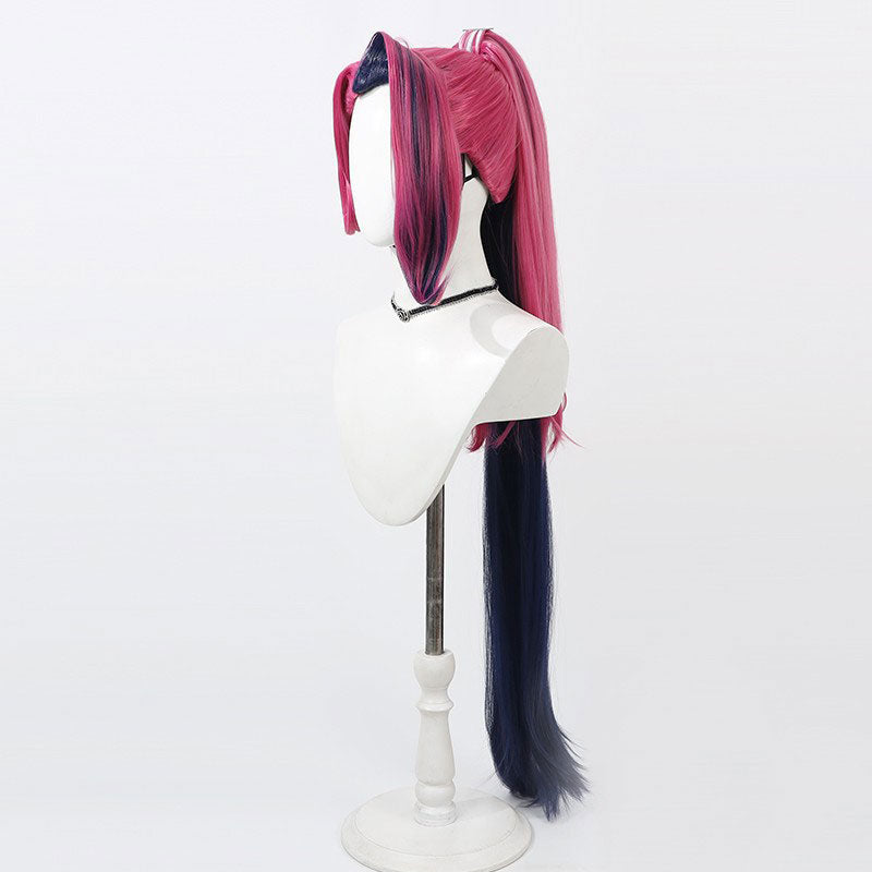 Hazbin Hotel Velvette Pink Cosplay Wig