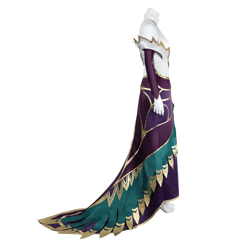 Game League of Legends Coven Morgana Premium Edition Cosplay Costumes