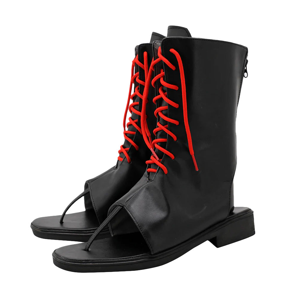 Guilty Gear STRIVE Baiken Black Cosplay Shoes