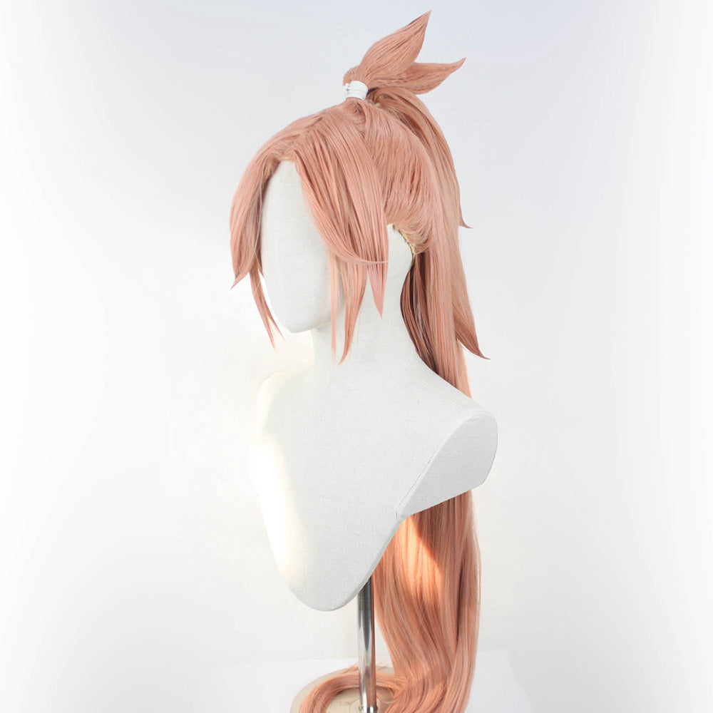 Guilty Gear Xrd Baiken Orange Cosplay Wig