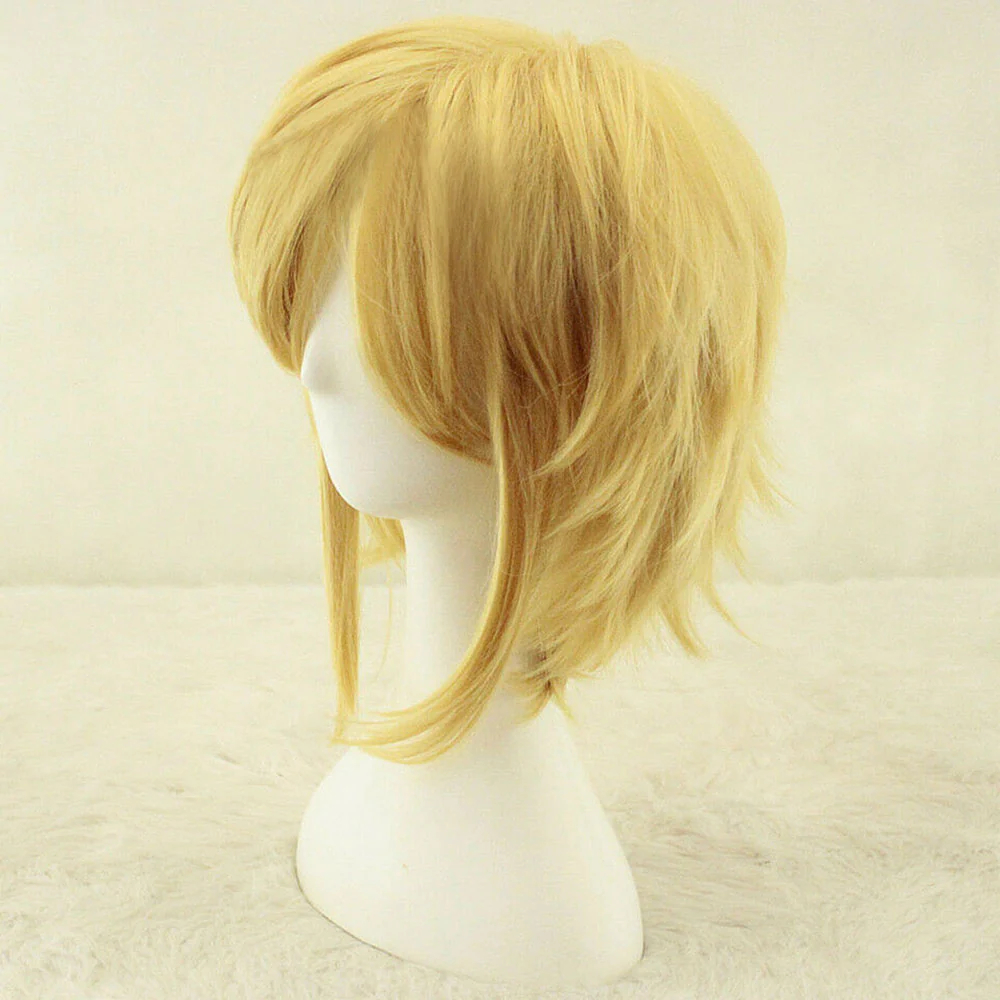 Golden Cosplay Wig The Legend of Zelda Link