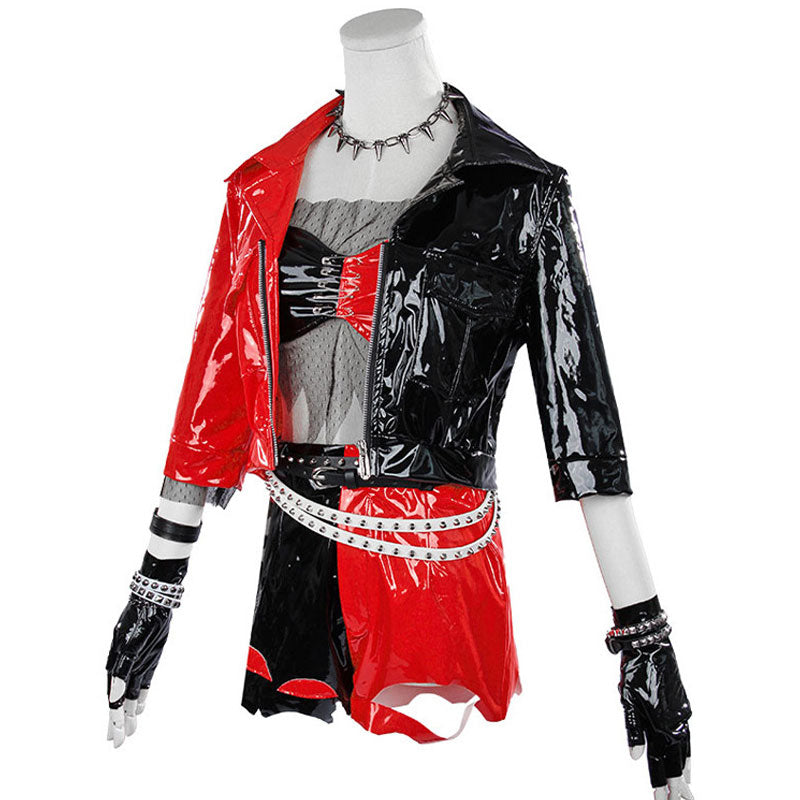 Suicide Squad Isekai Harley Quinn Dresses Halloween Cosplay Costumes