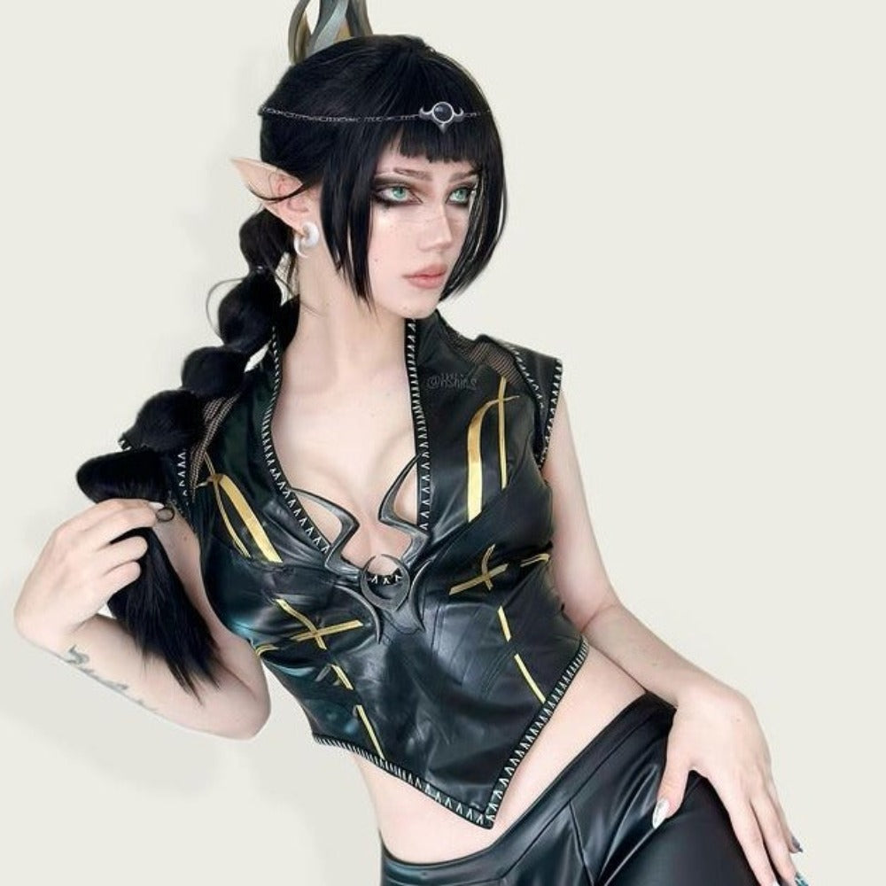 Game Baldur's Gate 3 Shadowheart Camp Cosplay Wigs