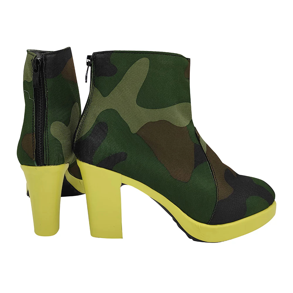 JoJo's Bizarre Adventure: Stone Ocean Jolyne Cujoh 14 Years Green Cosplay Shoes