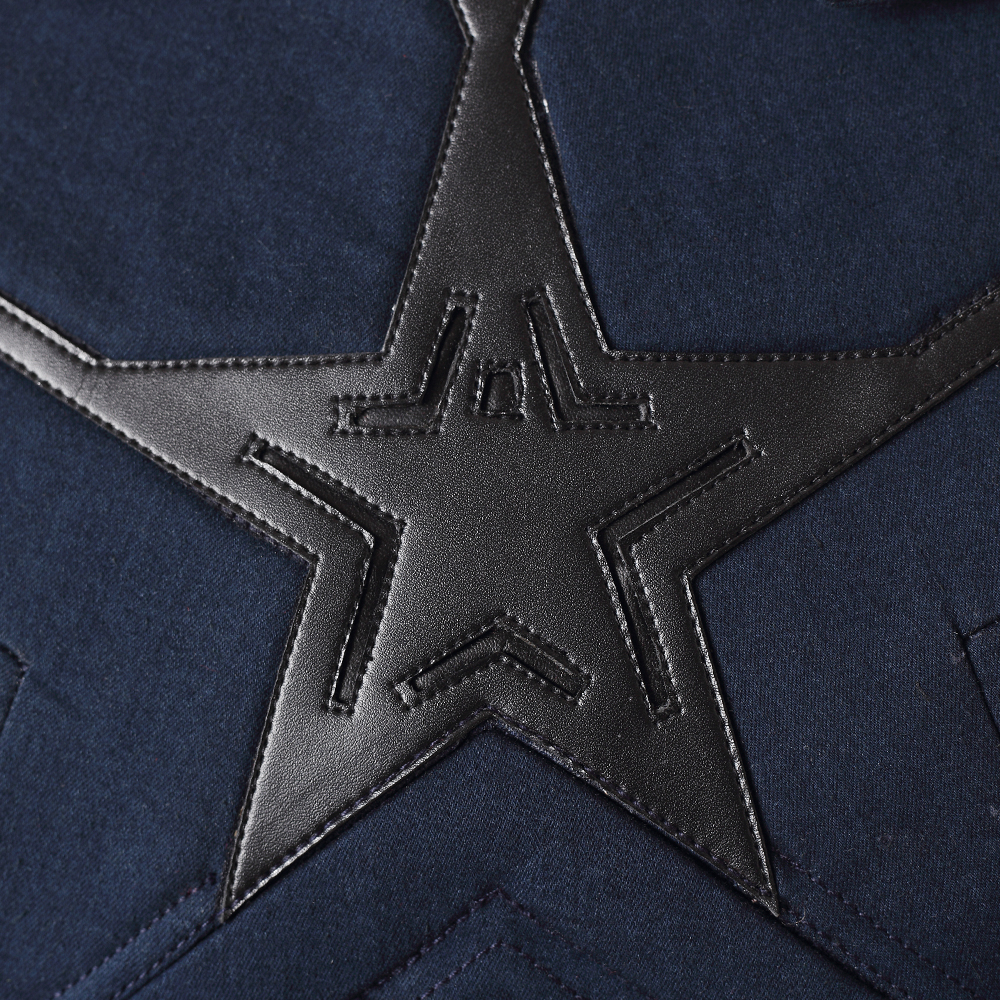 Marvel Movie Avengers Infinity War Captain America Steve Rogers Blue Battle Suit Halloween Cosplay Costume Full Set M20180193