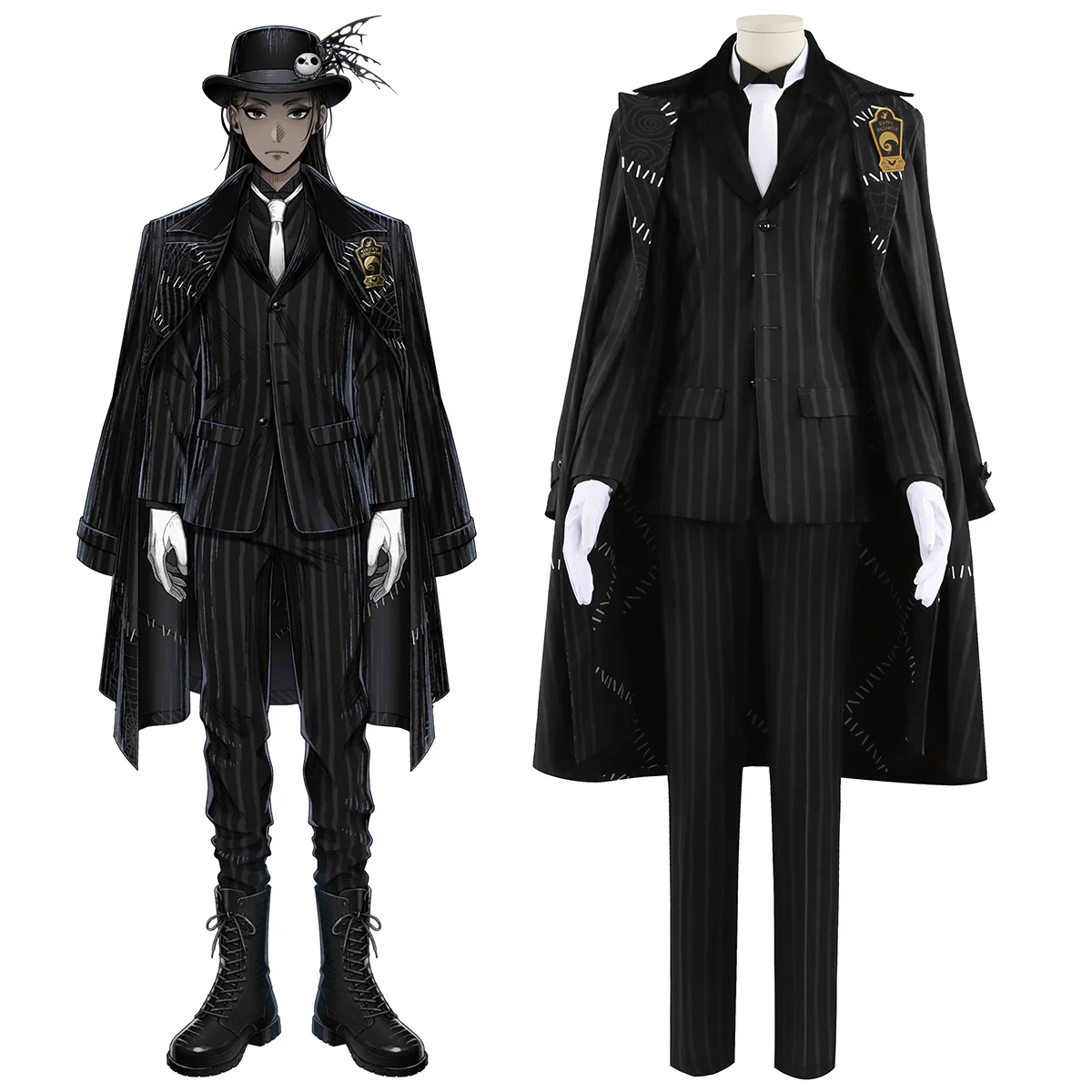 Disney Twisted Wonderland Jamil Halloween Cosplay Costume