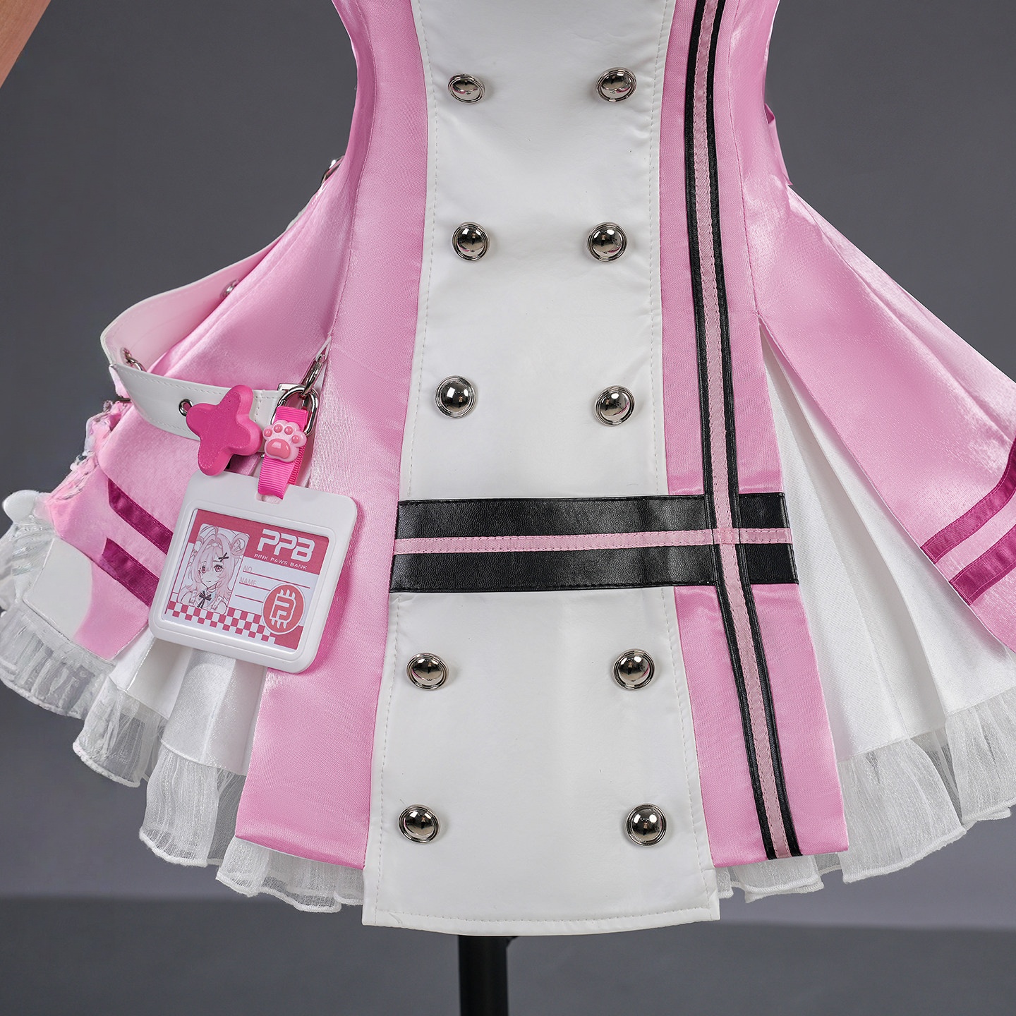 Neverness To Everness XiaoZhi Same Style Cosplay Costume Pink Dress
