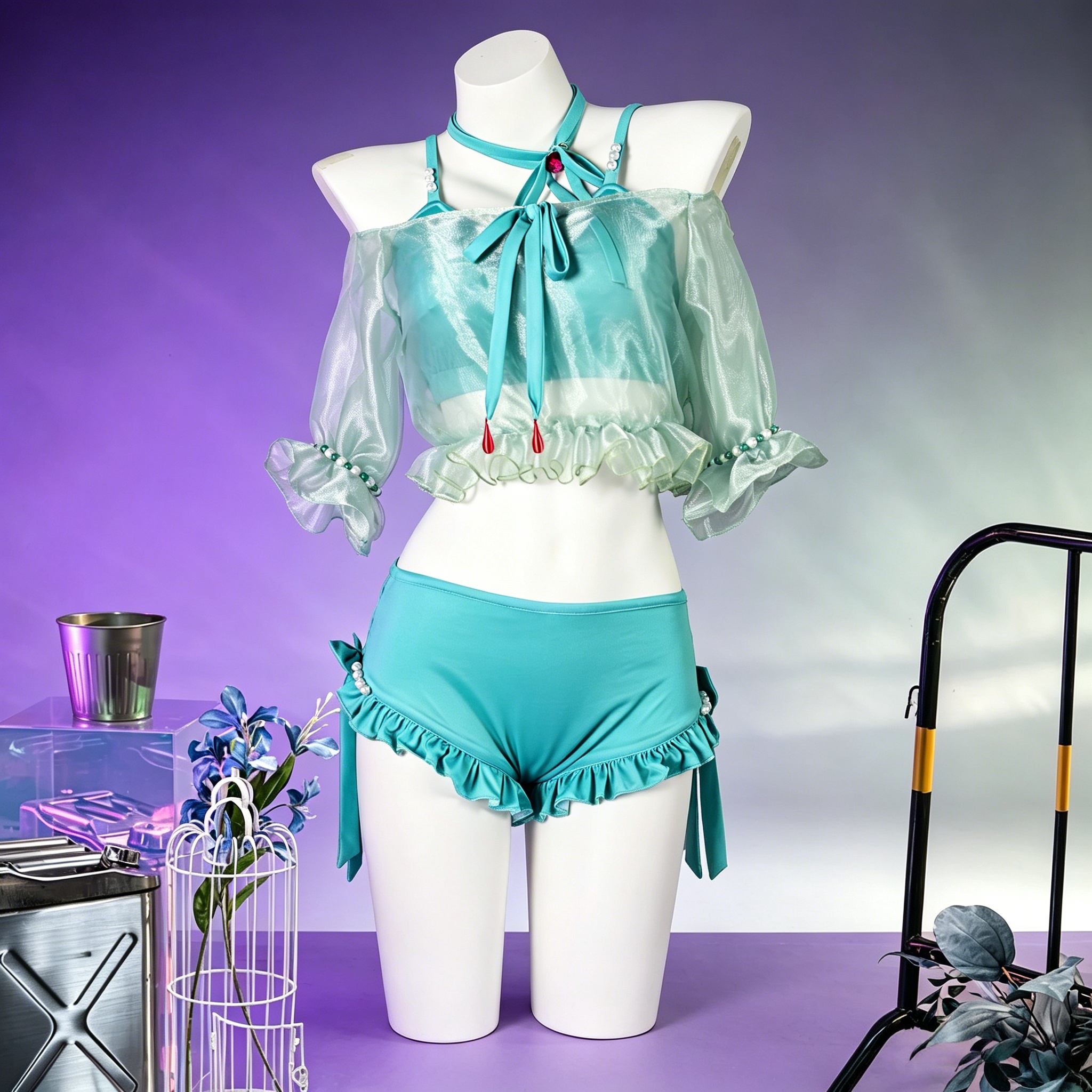 Uma Musume Pretty Derby Win Variation Swimsuit Cosplay Costume