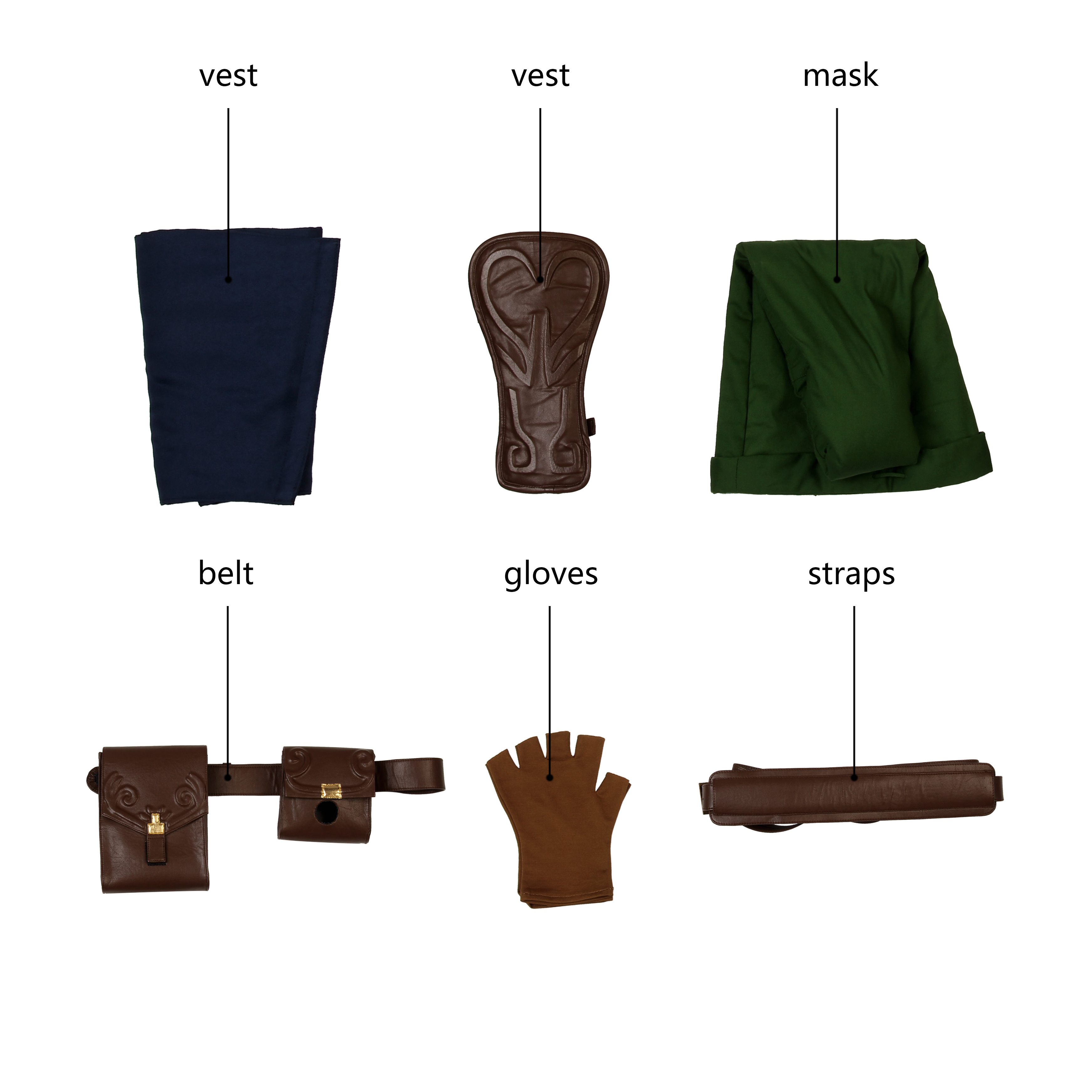 Game TheLegendof Zelda Twilight Princess Link Cosplay Costume Halloween Costume Sets 4114