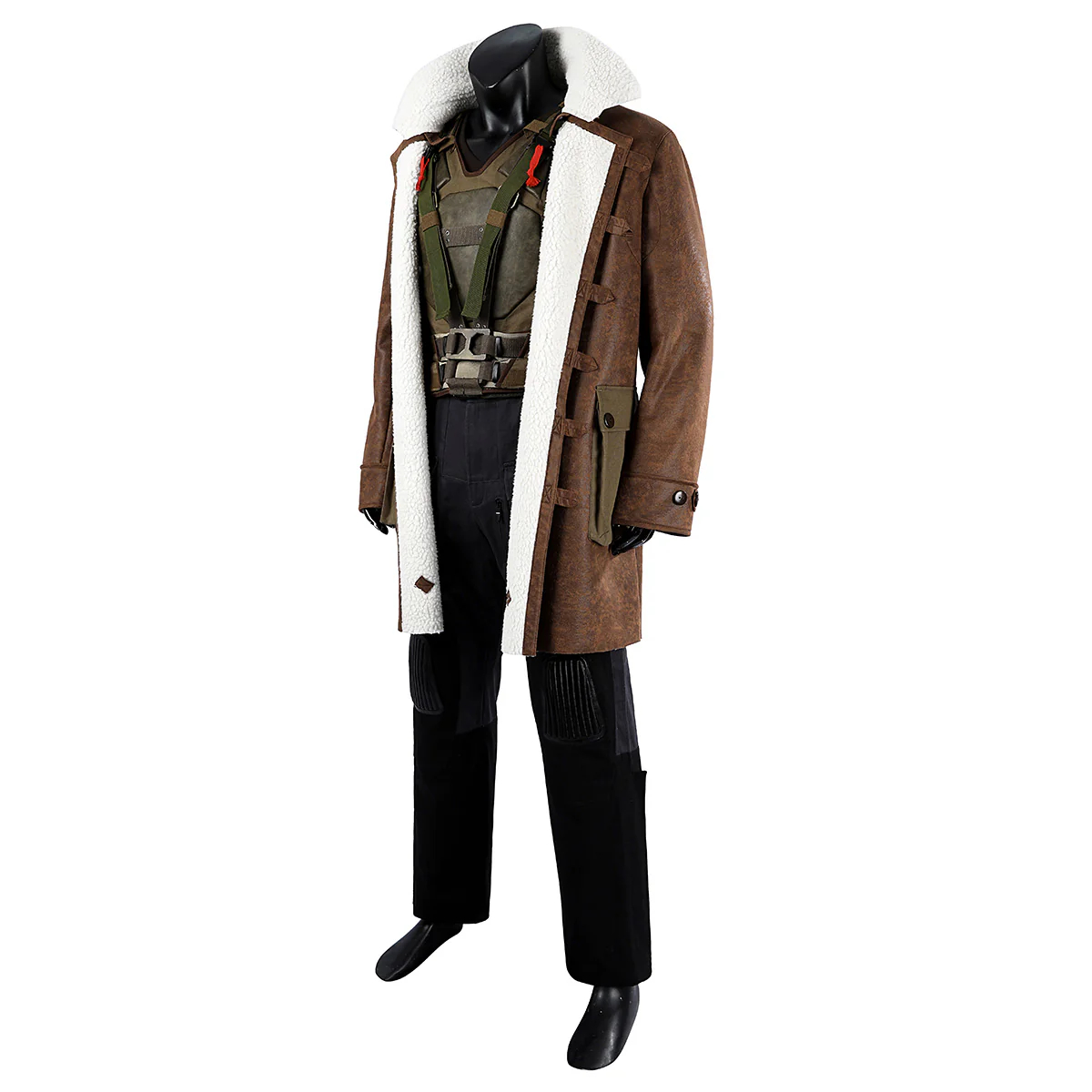 Batman Bane Cosplay Costume Mask overcoat Props accessories Halloween