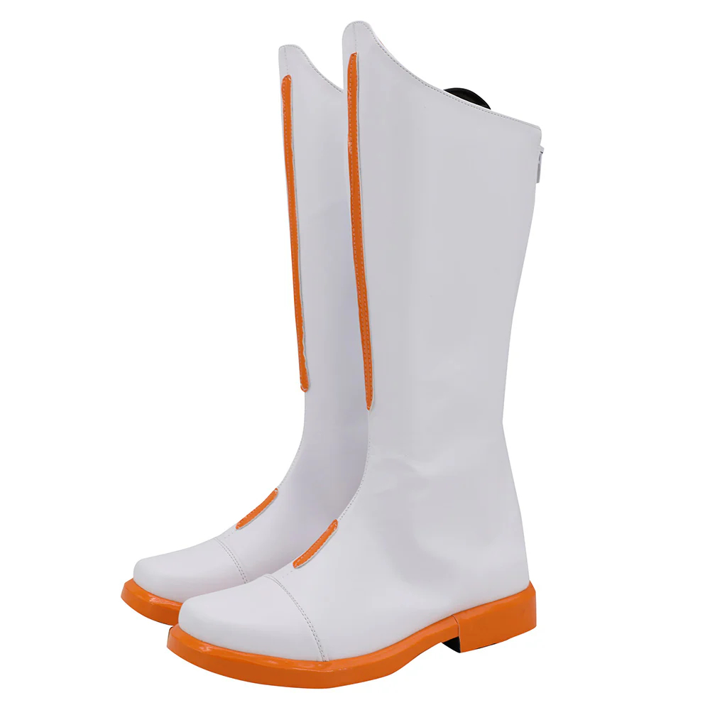 JoJo's Bizarre Adventure Jotaro Kujo Star Platinum White Shoes Cosplay Boots