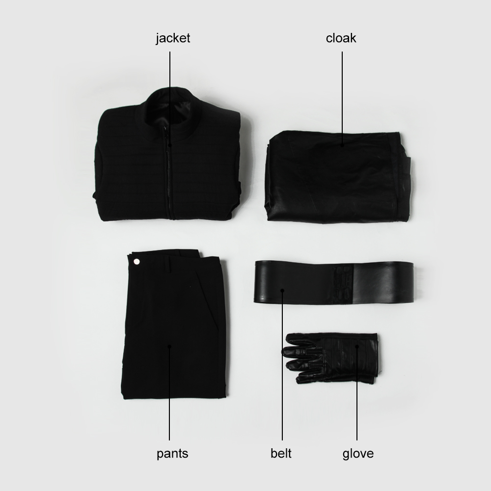 Movie Star Wars 8 Kylo Ren Halloween Cosplay Costume 