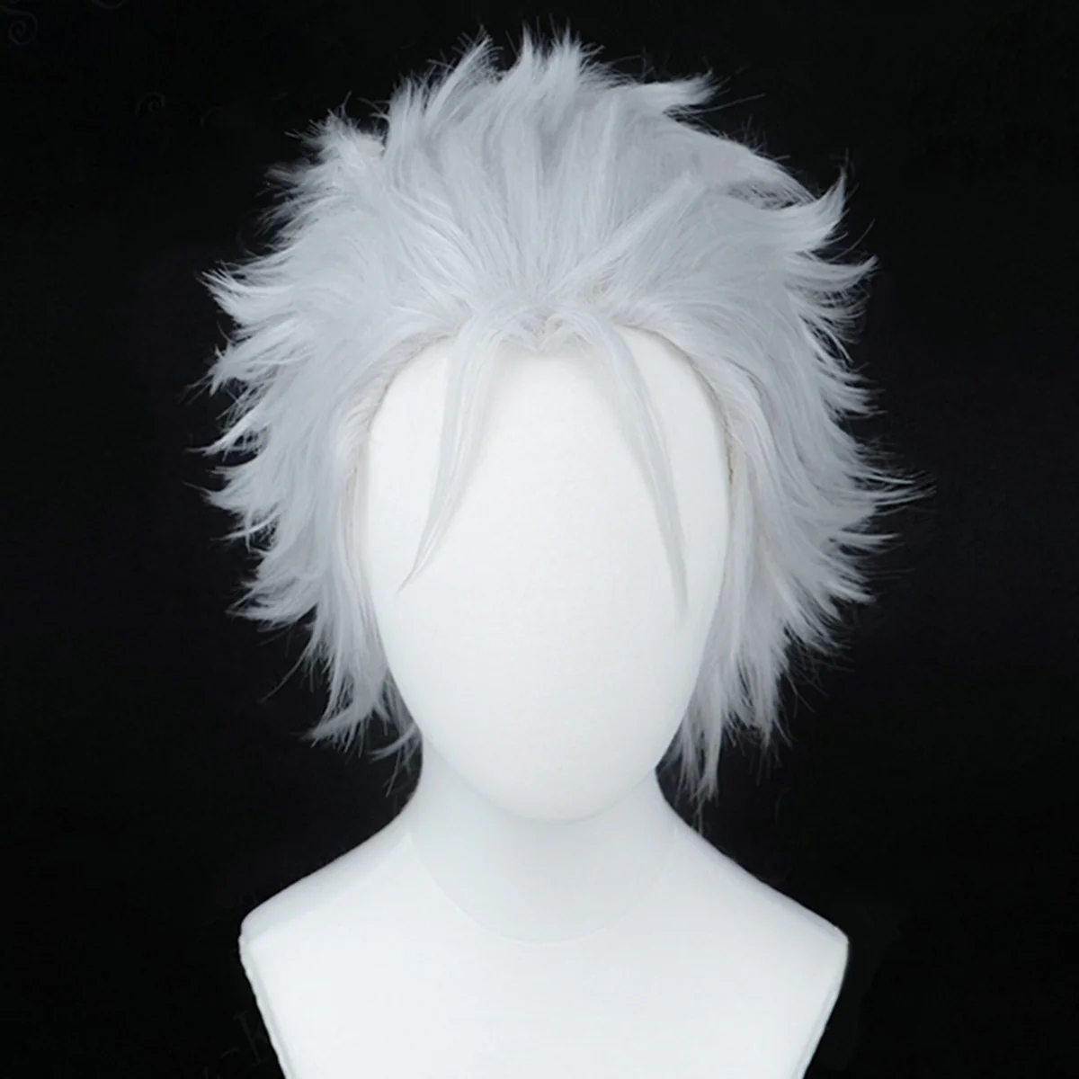 Ace Attorney Season 2 Godot Grey White Cosplay Wig