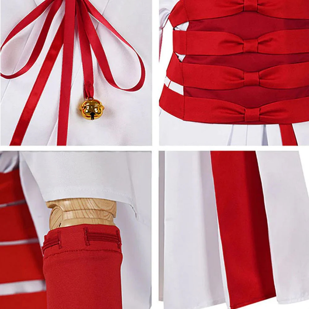 Hell's Paradise Jigokuraku Sagiri Yamada Asaemon White Cosplay Costume