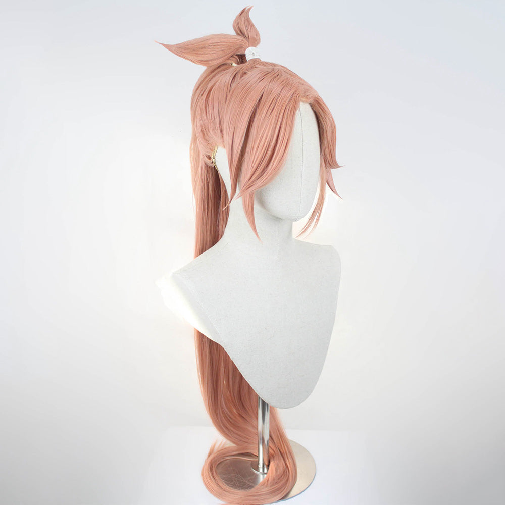 Guilty Gear Xrd Baiken Orange Cosplay Wig