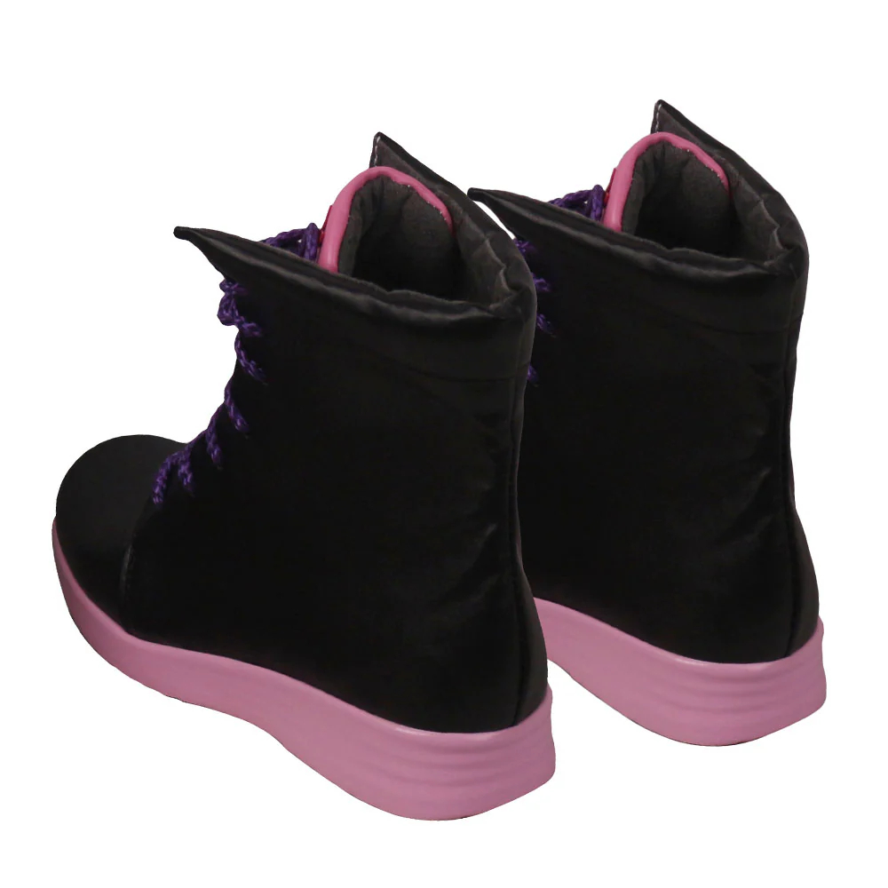 Spiderman Spider-Man: Into The Spider-Verse Peni Parker Black Cosplay Shoes