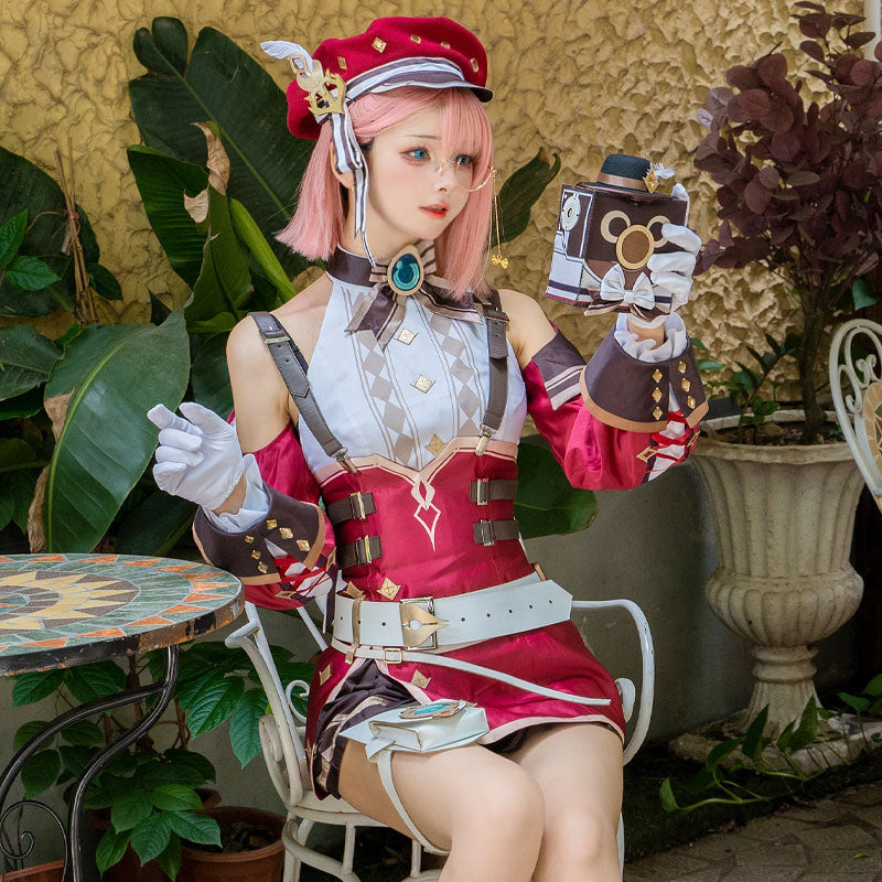 Genshin Impact Charlotte Cosplay Costumes