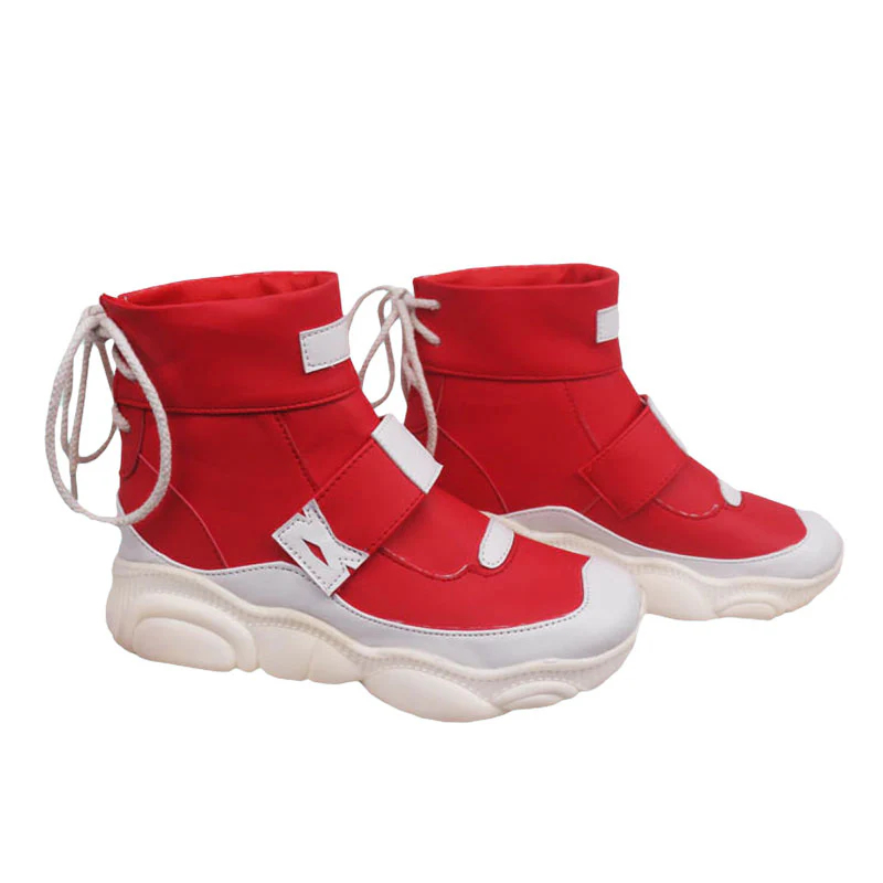 Overwatch2 OW2 Kiriko Red Cosplay Shoes
