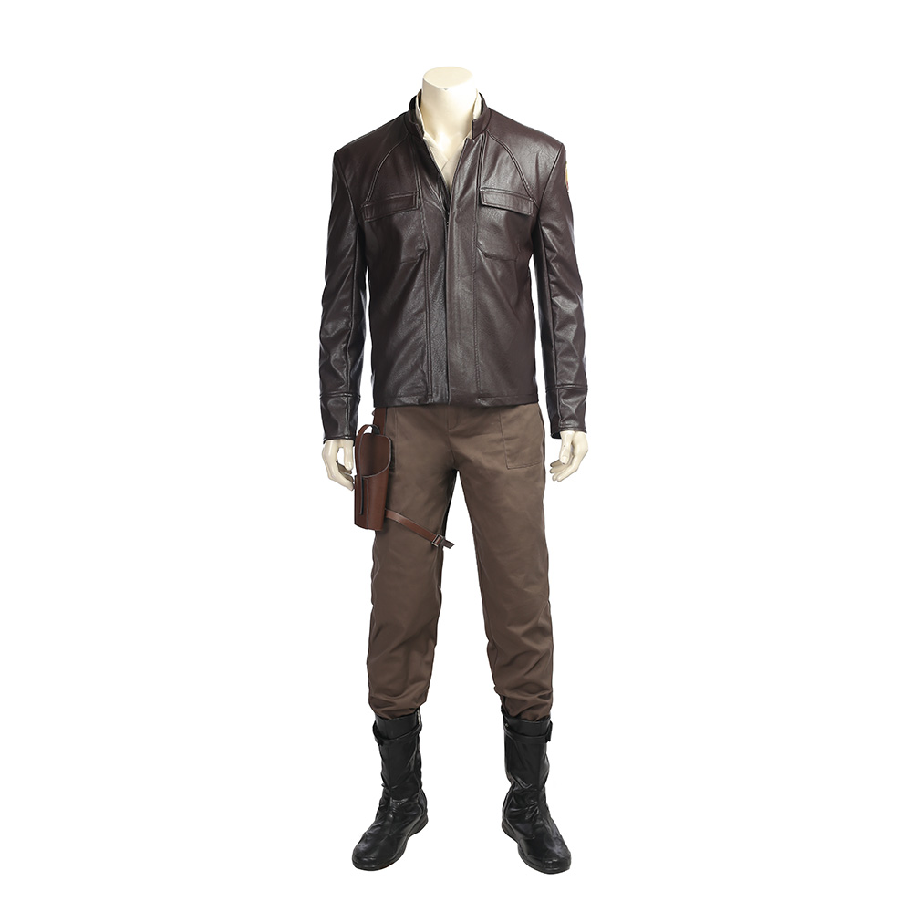 Movie Poe Dameron Costume Star Wars 8 Cosplay Halloween Costume Sets M20170164