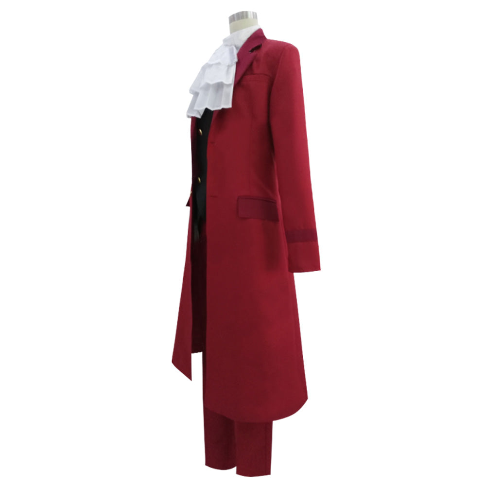 Ace Attorney Gyakuten Saiban Miles Edgeworth Cosplay Costume