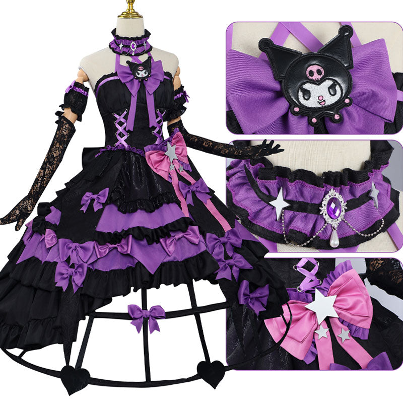 Identity V x Sanrio Characters Crossover II Bloody Queen Kuromi Cosplay Costume