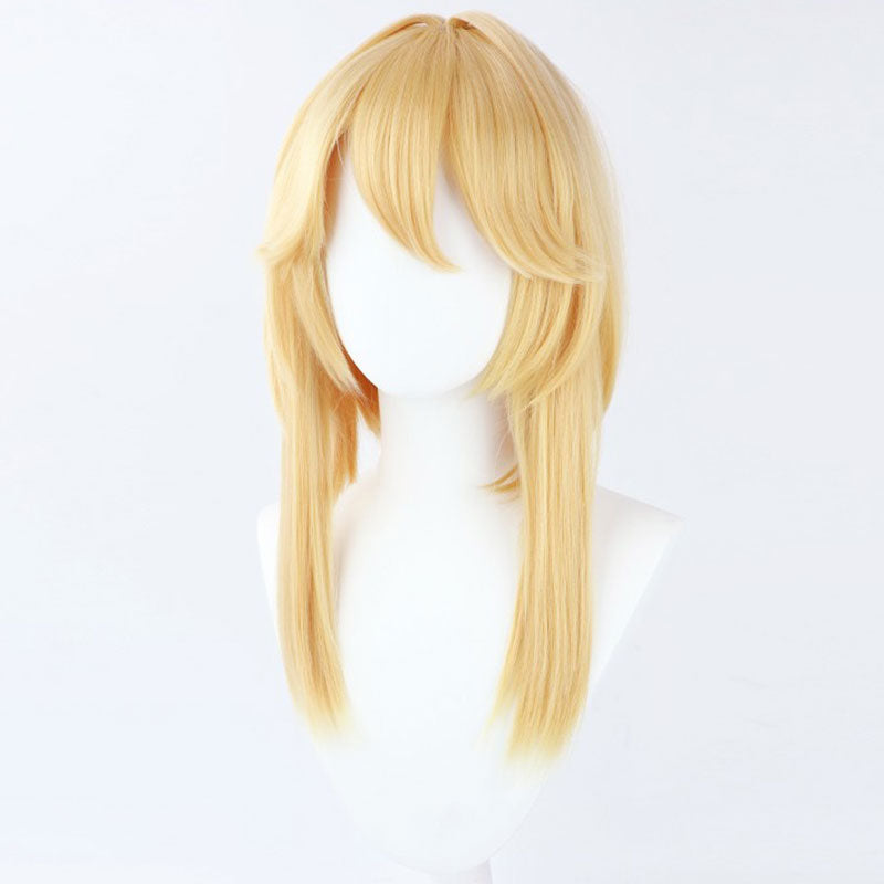 Guilty Gear Strive Bridget 45cm Gold Cosplay Wig