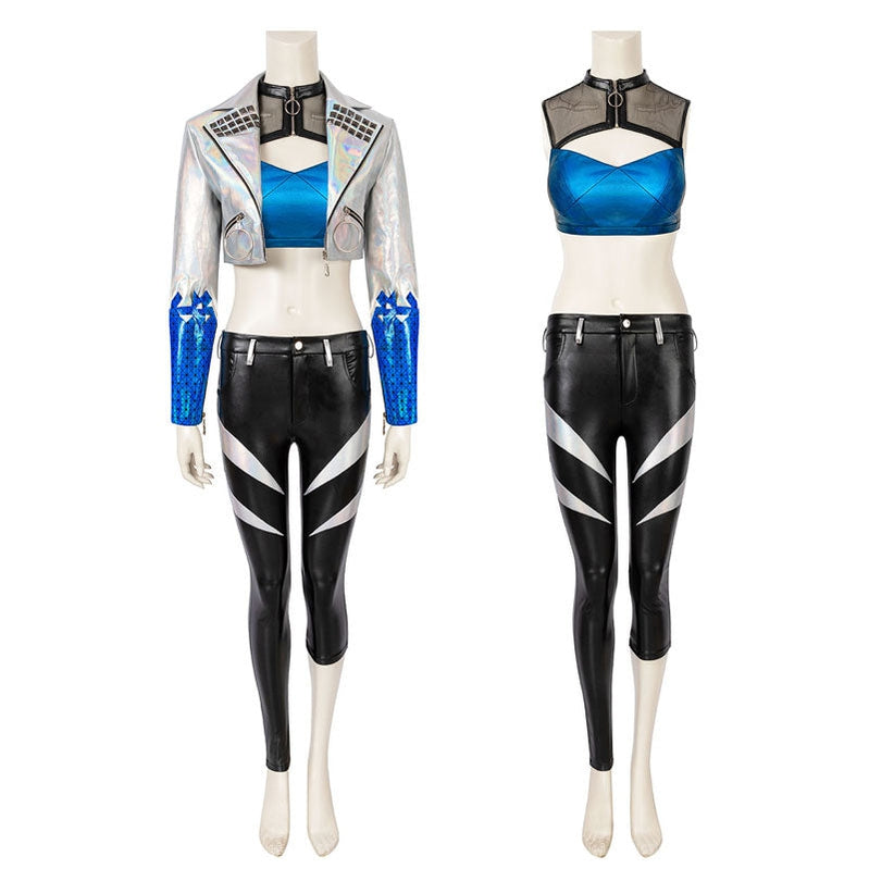 League of Legends  KDA ALL OUT Akali Fullset Cosplay Costumes
