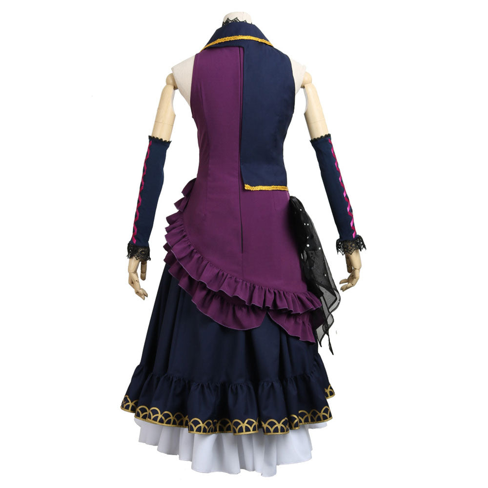 BanG Dream! Roselia Shirokane Rinko BLACK SHOUT Cosplay Costume