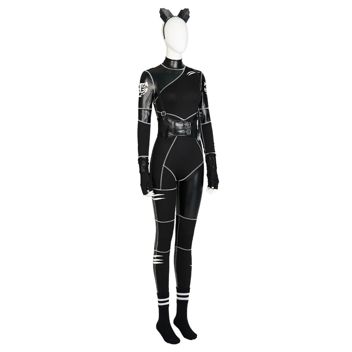 Wednesday The Addams Family (2022 TV Series) Wednesday Cat Suit Cosplay Costume