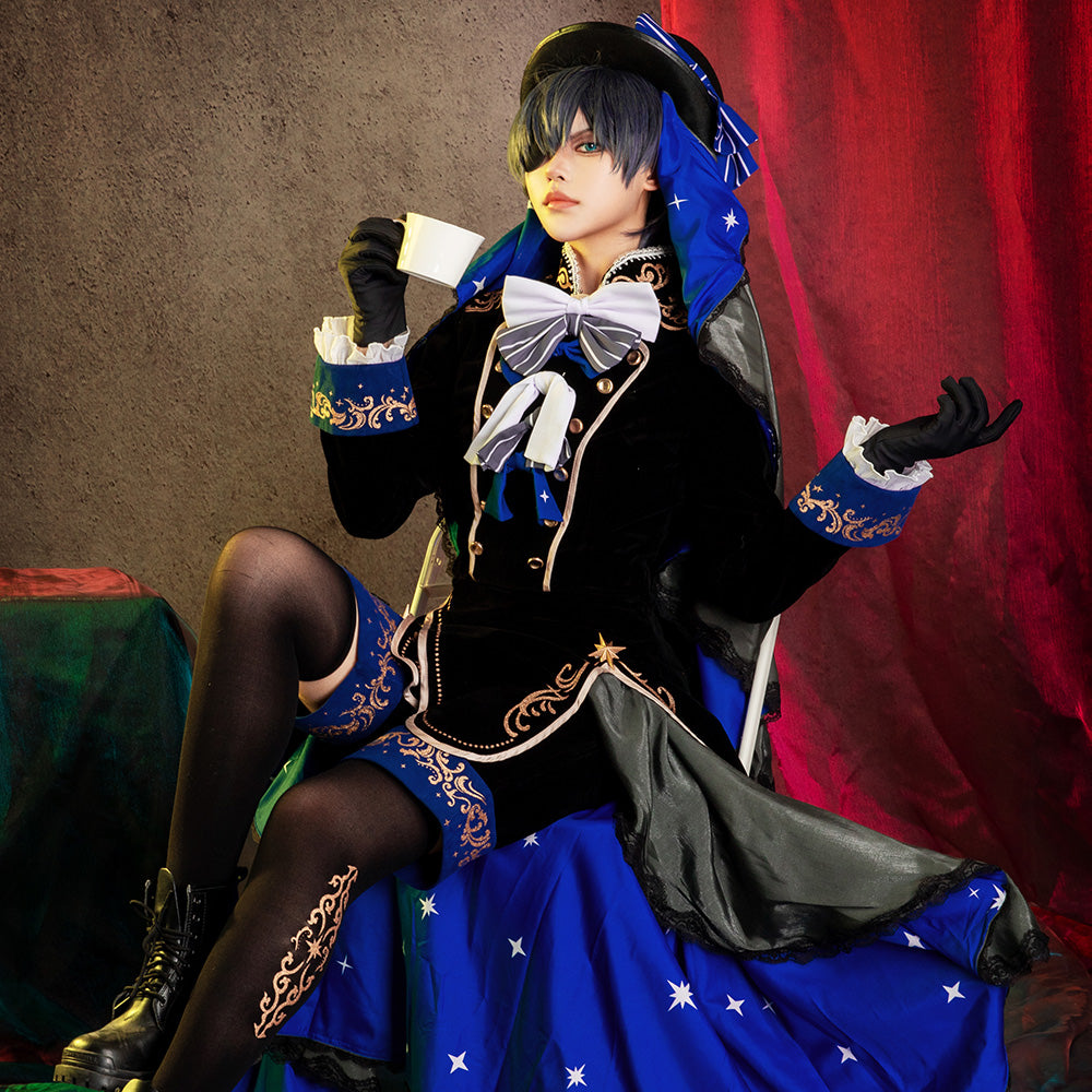 Costume cosplay Black Butler Ciel Phantomhive Church Choir