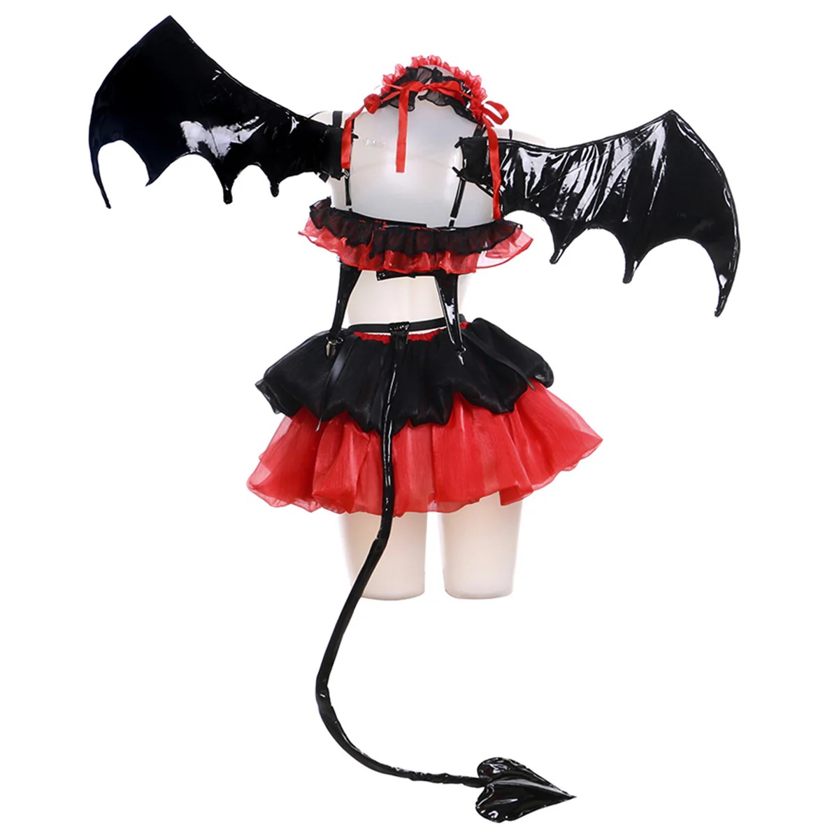 Date A Live IV: Tokisaki Kurumi Pretty Devil Ver Hallowen Cosplay Costume