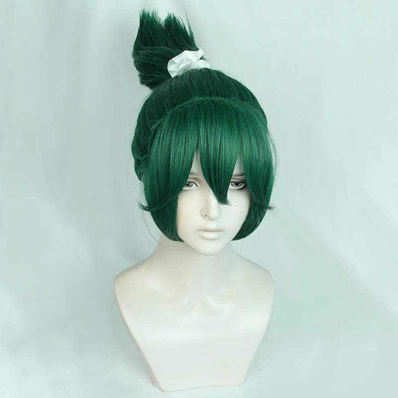 Overwatch 2 Kiriko Green Cosplay Wig