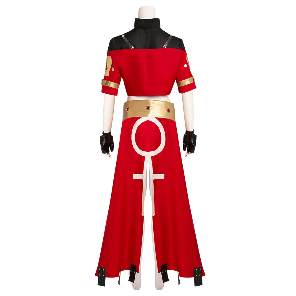 Guilty Gear STRIVE INO I-No Red Shoes Cosplay Costume