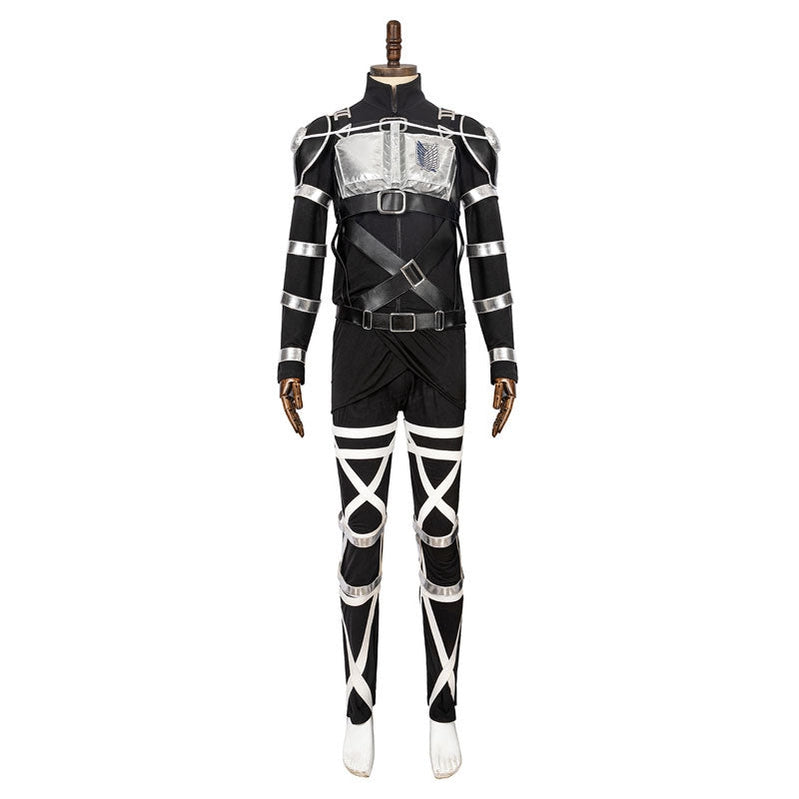Anime Attack on Titan: The Final Season 4 Levi Ackerman Uniform Set Cosplay Costumes