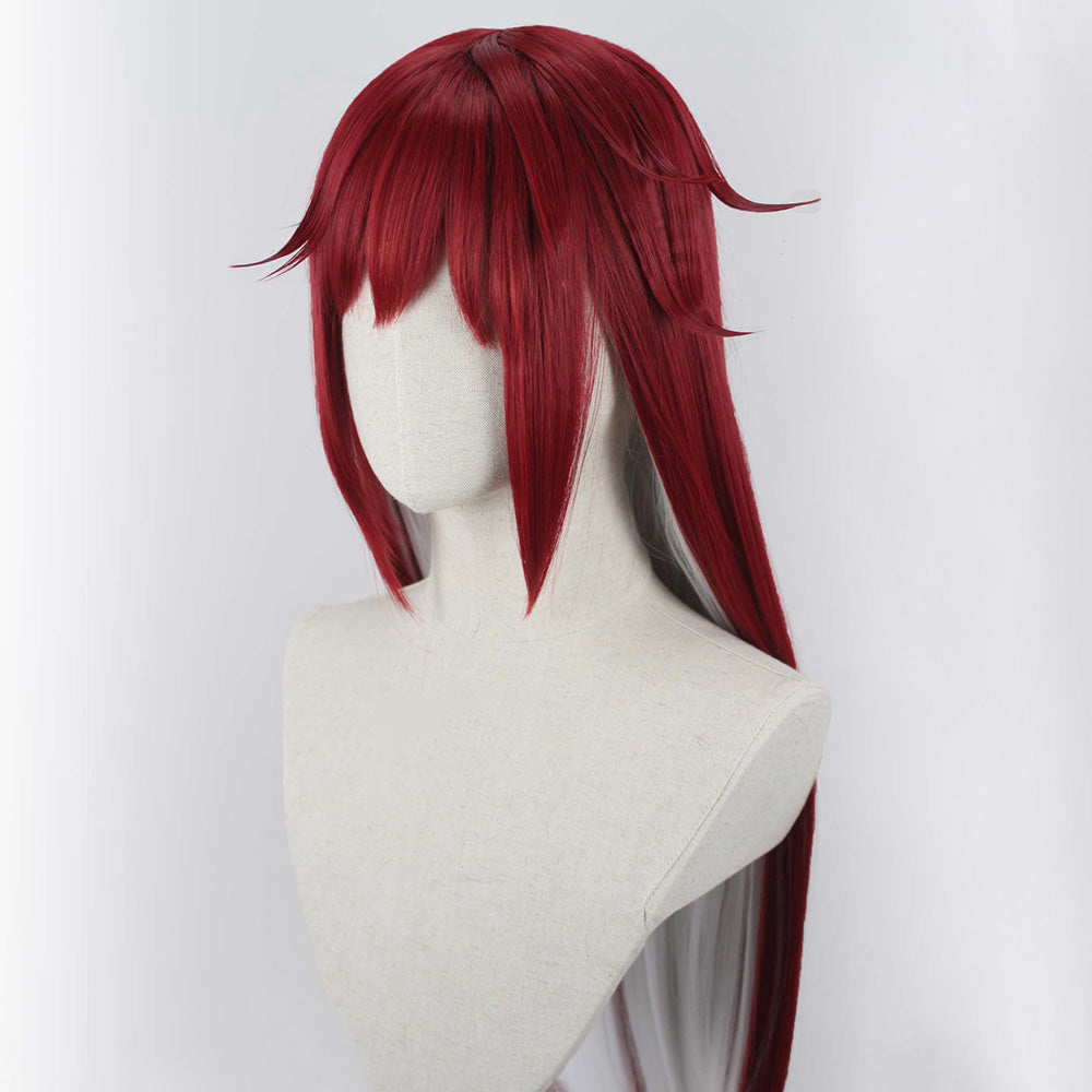 Guilty Gear STRIVE Jack-O' Jack O Valentine Red White Cosplay Wig